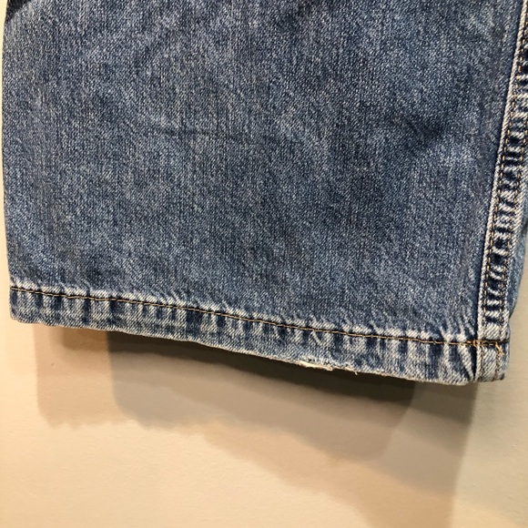 Stradivarius Super Wide Leg Blue Denim Grunge Skater Hippie Slouchy Jeans - Picture 7 of 13